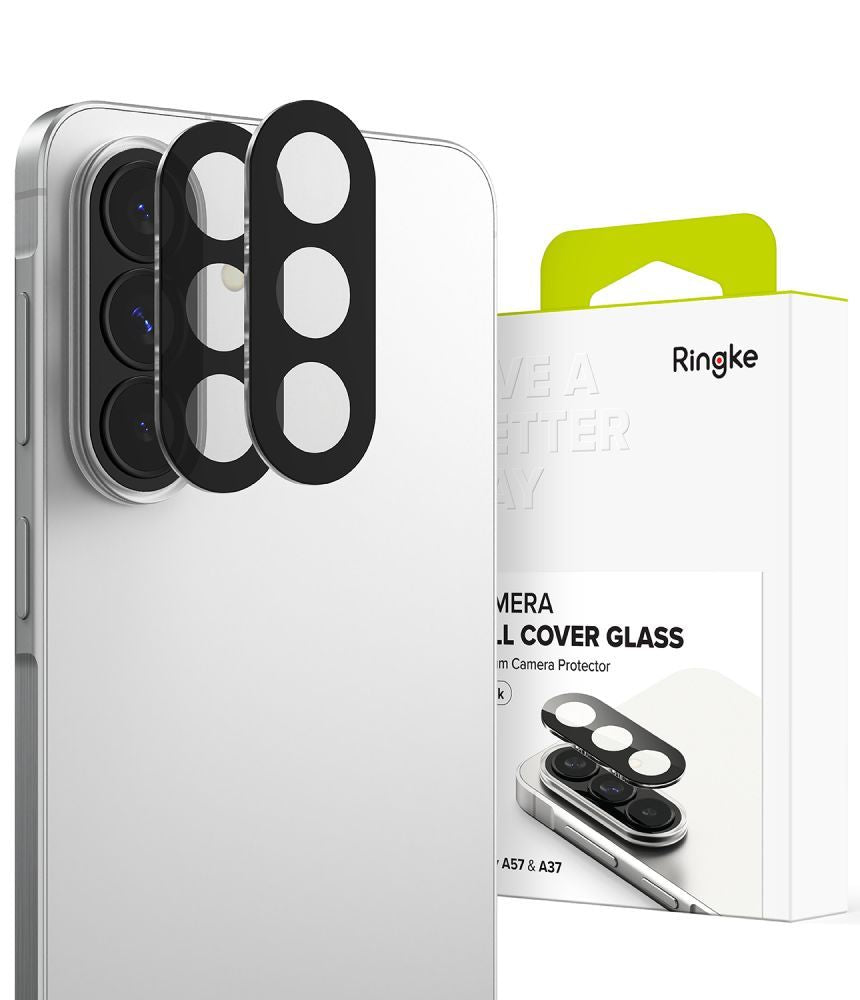 Ringke Camera Full Cover 2-Pack skirta Samsung Galaxy A37/A57 5G – juoda -- Samsung Galaxy A37