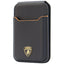 Lamborghini D1 natūralios odos MagSafe telefono piniginė – juoda ir oranžinė -- Uncategorized