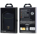 Piniginė telefonui Lamborghini D1 iš natūralios odos MagSafe juoda ir žalia -- Uncategorized