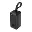 Powerbankas Wozinsky W8-B 50000mAh 30W 2x USB-A ir 2x USB-C ir USB micro su žibintu - juodas -- Powerbanks