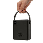 Wozinsky W8-B Powerbank 100000 mAh 30W 2x USB-A ir 2x USB-C su žibintuvėliu - Juoda -- Powerbanks