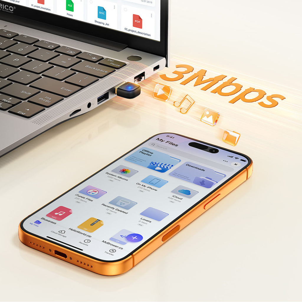 Orico BTA-60 Bluetooth 6.0 adapteris - juodas -- USB Adapters