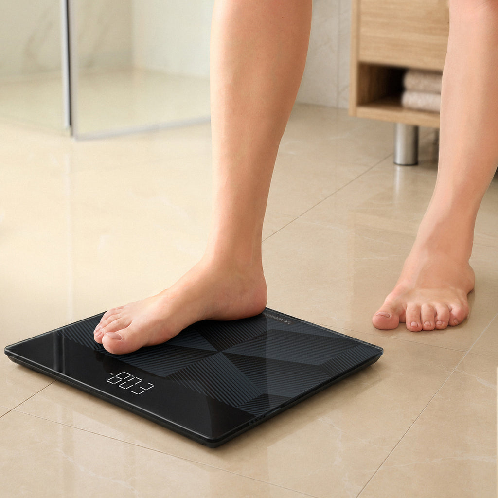 Wozinsky WAL-180 Vonios svarstyklės iki 180 kg tikslios - juodas -- Uncategorized