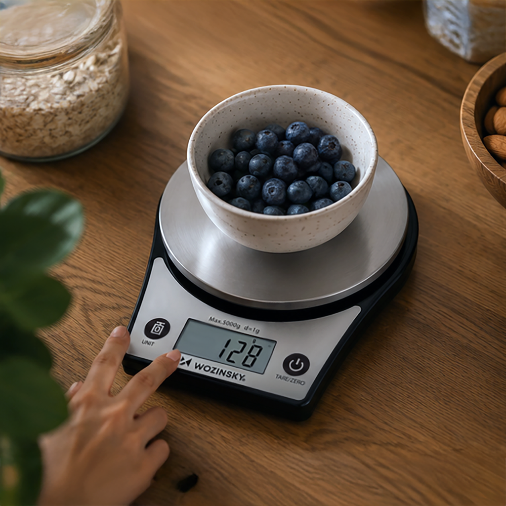 Wozinsky WAK-651 Virtuvės svarstyklės su LCD ekranu iki 5 kg - juodas -- Uncategorized