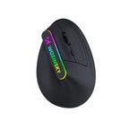 Wozinsky WMG-1164 Belaidis Vertikalus Ergonominis Žaidimų Pelė 3600 DPI su RGB Apšvietimu - Juoda -- Gaming Accessories