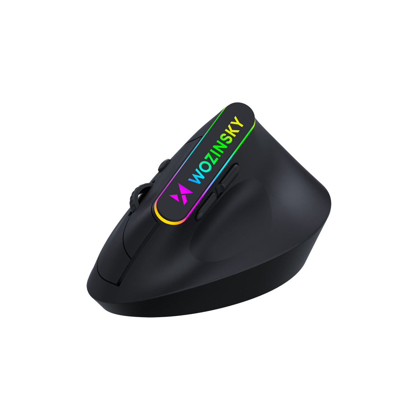 Wozinsky WMG-1164 Belaidis Vertikalus Ergonominis Žaidimų Pelė 3600 DPI su RGB Apšvietimu - Juoda -- Gaming Accessories