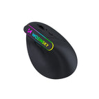 Wozinsky WMG-1164 Belaidis Vertikalus Ergonominis Žaidimų Pelė 3600 DPI su RGB Apšvietimu - Juoda -- Gaming Accessories