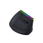 Wozinsky WMG-1164 Belaidis Vertikalus Ergonominis Žaidimų Pelė 3600 DPI su RGB Apšvietimu - Juoda -- Gaming Accessories