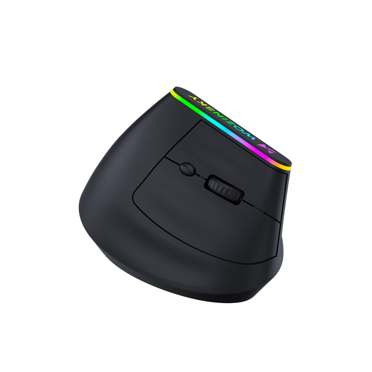 Wozinsky WMG-1164 Belaidis Vertikalus Ergonominis Žaidimų Pelė 3600 DPI su RGB Apšvietimu - Juoda -- Gaming Accessories