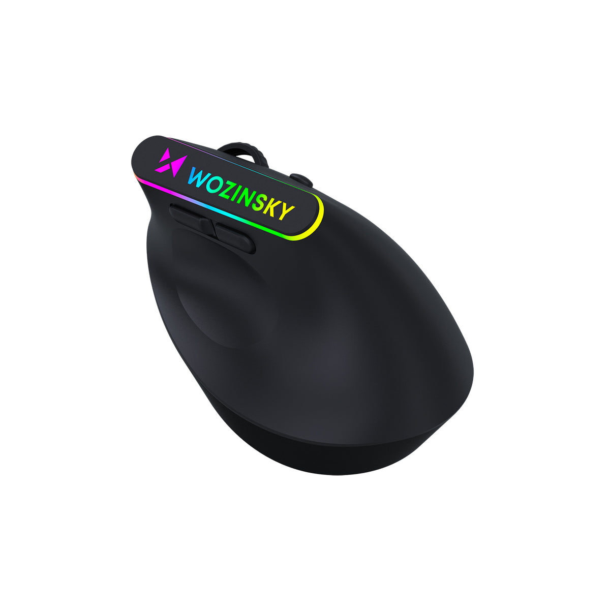 Wozinsky WMG-1164 Belaidis Vertikalus Ergonominis Žaidimų Pelė 3600 DPI su RGB Apšvietimu - Juoda -- Gaming Accessories