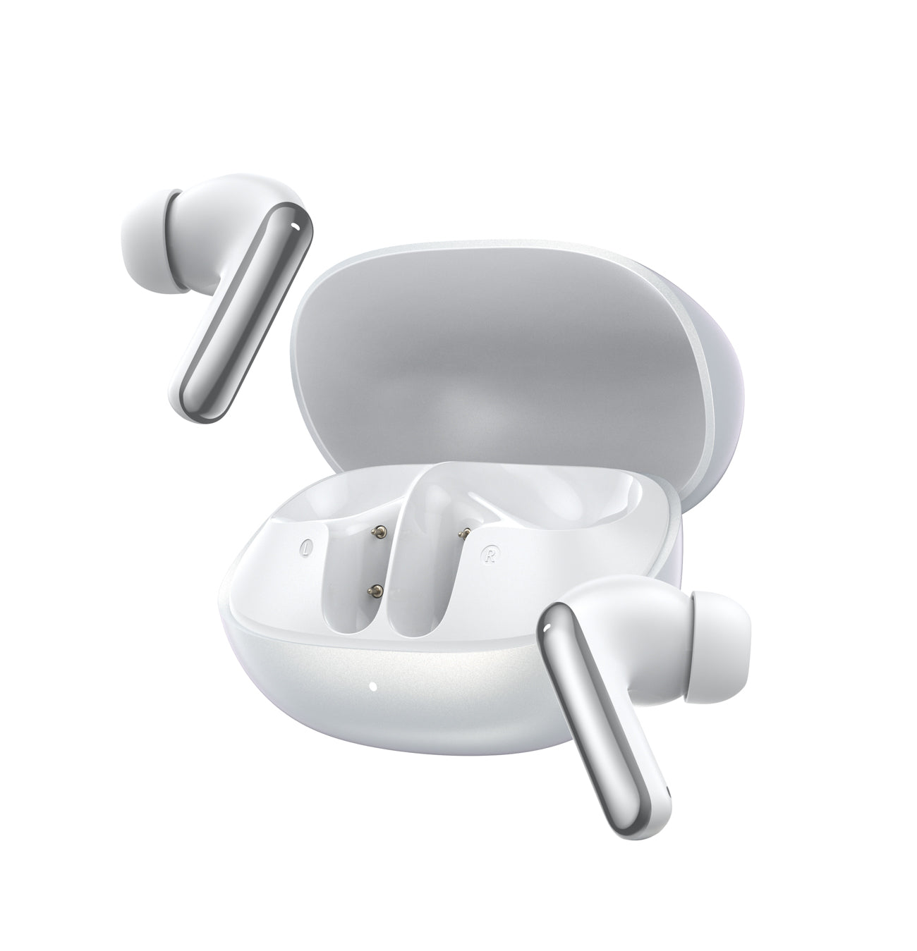 QCY MeloBuds N20 Bevielės triukšmo panaikinusios ANC ausinės - Baltos -- Headphones