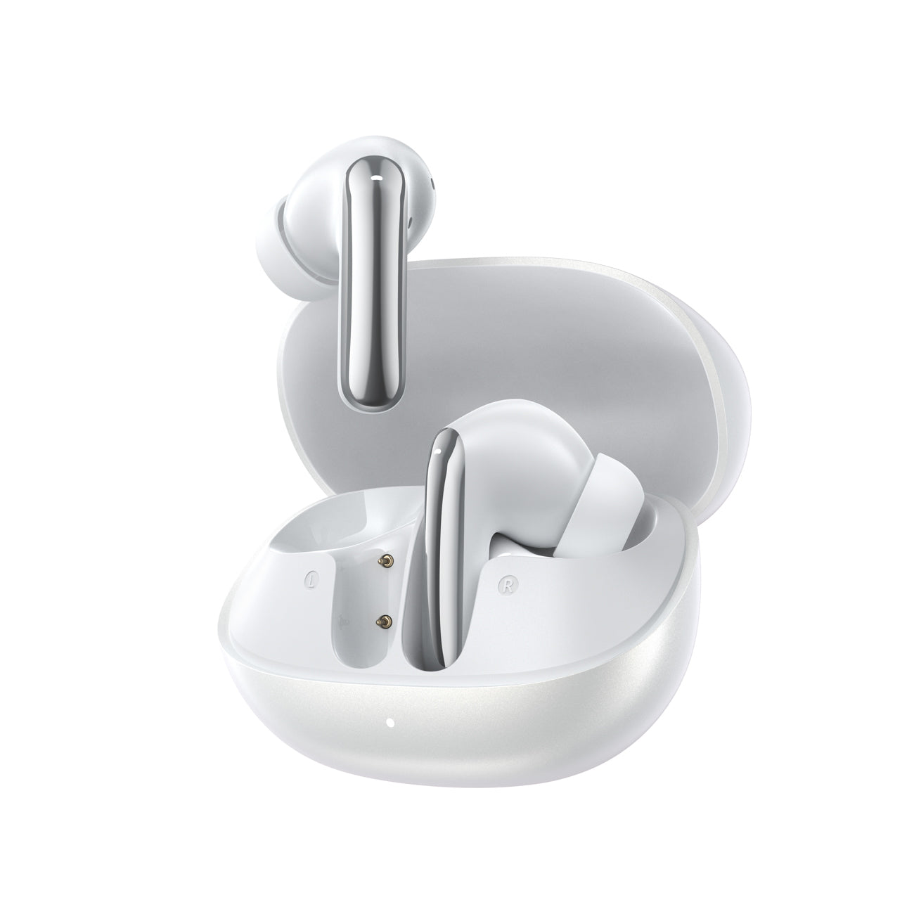QCY MeloBuds N20 Bevielės triukšmo panaikinusios ANC ausinės - Baltos -- Headphones