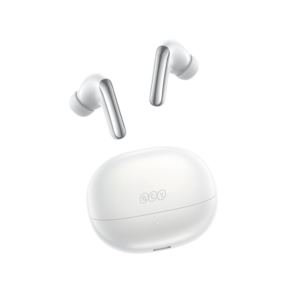 QCY MeloBuds N20 Bevielės triukšmo panaikinusios ANC ausinės - Baltos -- Headphones