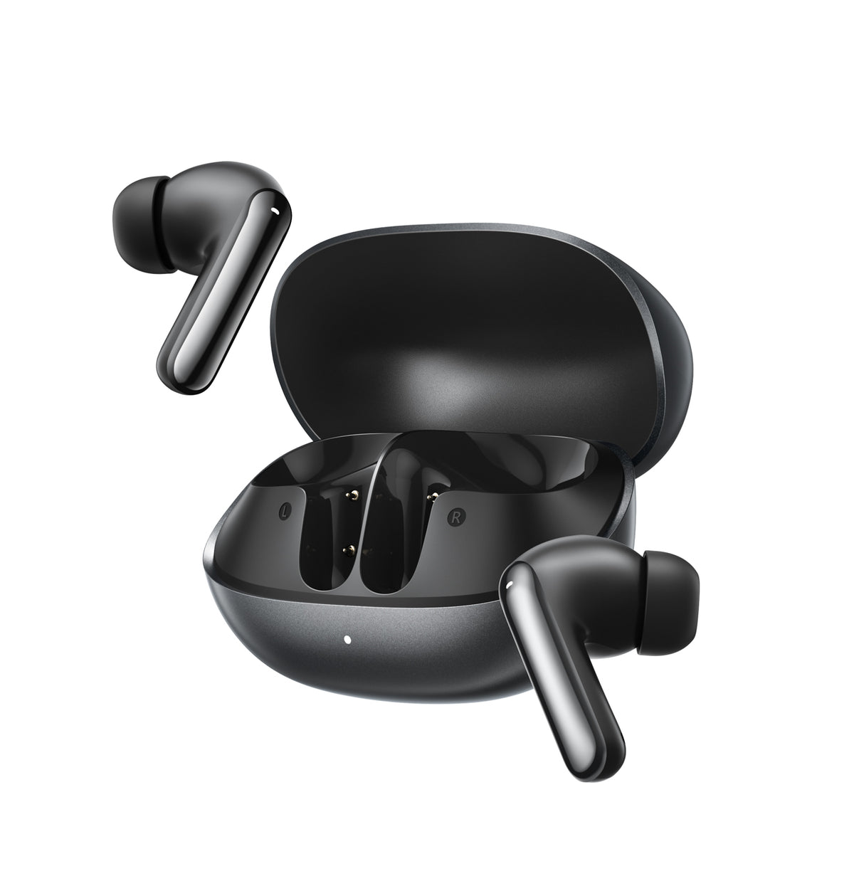 QCY MeloBuds N20 Bevielės triukšmo panaikinusios ANC ausinės - Juodos -- Headphones