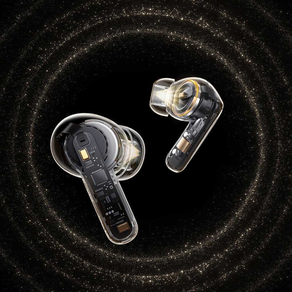 QCY MeloBuds N20 Bevielės triukšmo panaikinusios ANC ausinės - Juodos -- Headphones