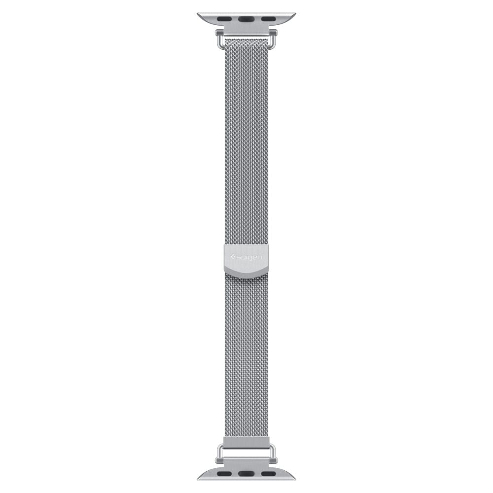 „Spigen WBM4“ dirželis, skirtas „Apple Watch“ (40 / 41 / 42 mm) – sidabrinis