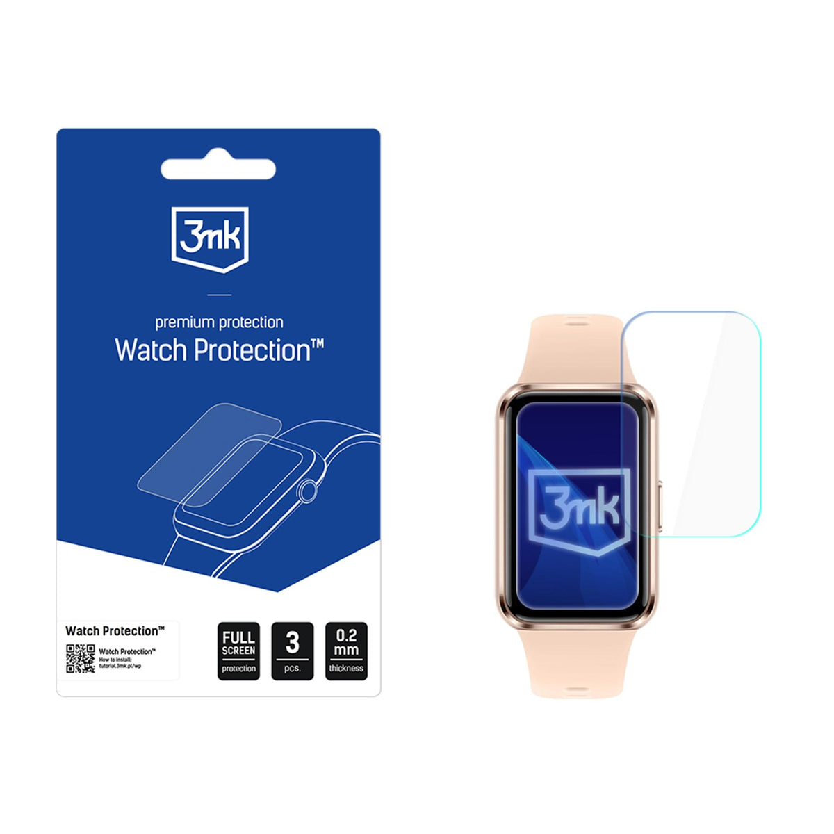 3mk Watch Protection ARC išmaniojo laikrodžio ekrano apsauga Huawei Band 11 -- Huawei Band 11