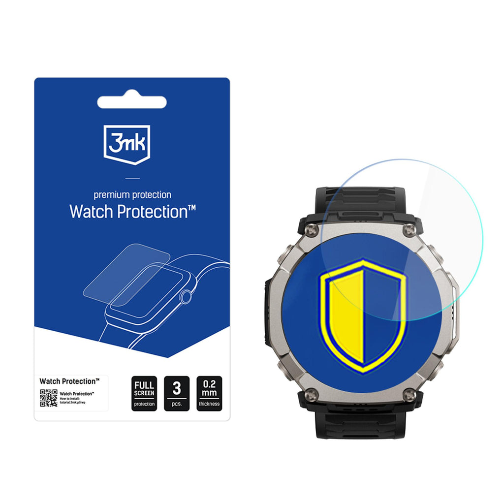 3mk Watch Protection FlexibleGlass hibridinis stiklas, skirtas Amazfit T-Rex Ultra 2 -- Amazfit T-Rex Ultra 2