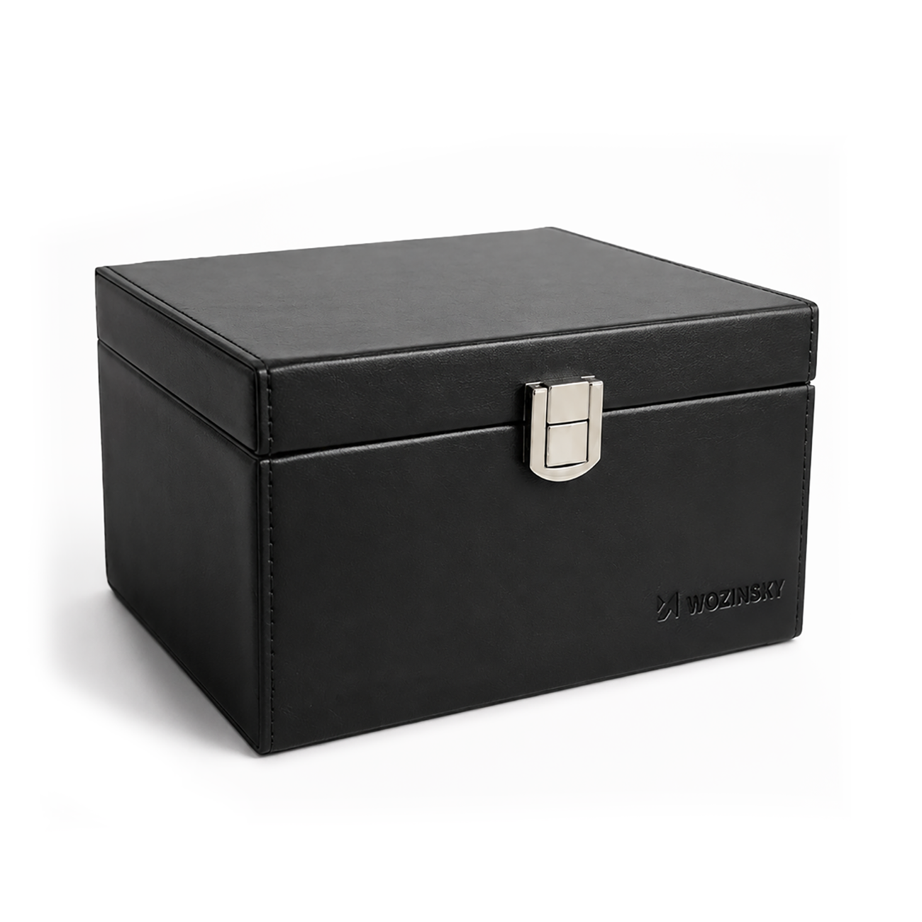 Wozinsky WPB-R16 RFID signalo blokavimo dėžutė belaidžiams raktams su skyreliais 16x12x9 cm - juodas -- Uncategorized