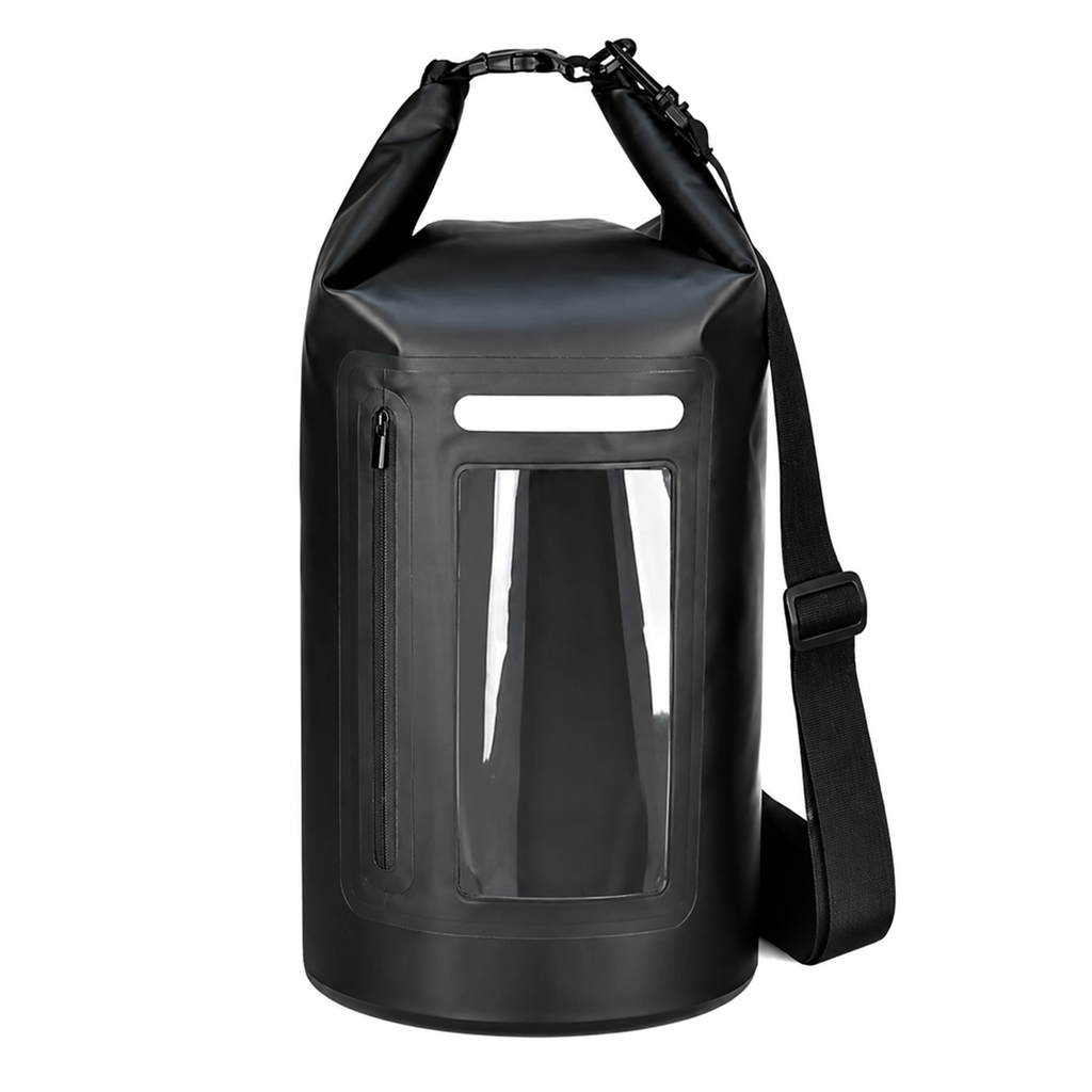 WNA-15L vandeniui atspari krepšys 15 l sup kajukui su RFID blokavimo pertvara - juodas -- Bicycle Bags