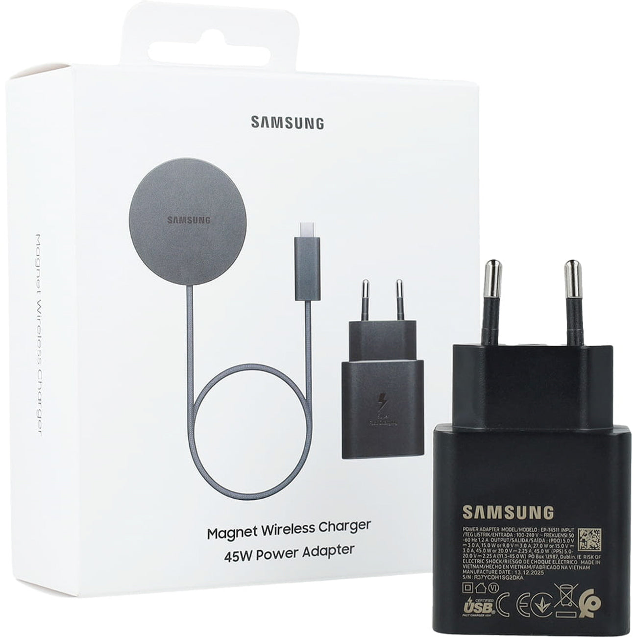 Samsung EP-P2900TBE 25W belaidis kroviklis su 45W adapteriu - pilkas -- Wireless chargers