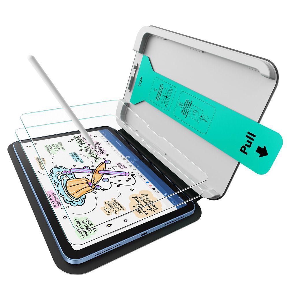 ESR Paper Feel 2-Pack Tempered Glass, skirtas iPad 10.9 colių (2022) / 11" (2025) -- iPad 10.9
