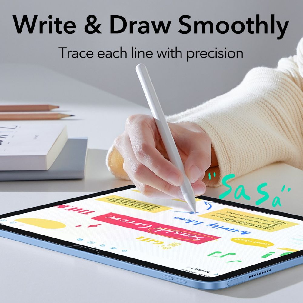 ESR Paper Feel 2-Pack Tempered Glass, skirtas iPad 10.9 colių (2022) / 11" (2025) -- iPad 10.9