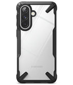 Ringke Fusion X dėklas skirtas Samsung Galaxy A57 5G - skaidri ir juoda -- Samsung Galaxy A57 5G