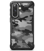 Ringke Fusion X dėklas skirtas Samsung Galaxy A57 5G - juoda ir pilka -- Samsung Galaxy A57 5G