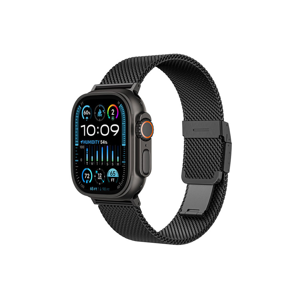 AmazingThing Titan Premium Metal Band Apple Watch 38/40/41/42/44/45/46/49mm - juodas -- Apple Watch