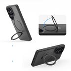 Dux Ducis Yind dėklas, skirtas Samsung Galaxy S26 Ultra, su stovu, suderinamas su MagSafe - Juodas -- Samsung Galaxy S26...
