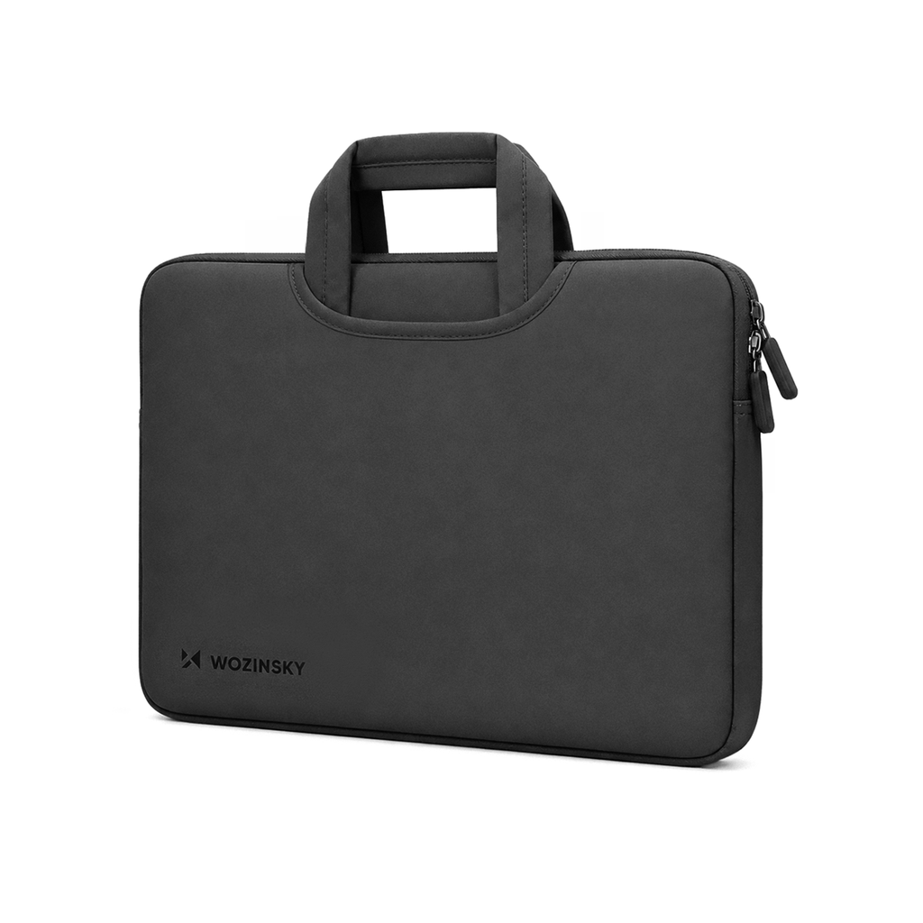 Wozinsky WNT-13B 13-14 colių nešiojamojo kompiuterio krepšys su ištraukiama neopreno rankena - juoda -- Laptop Bags