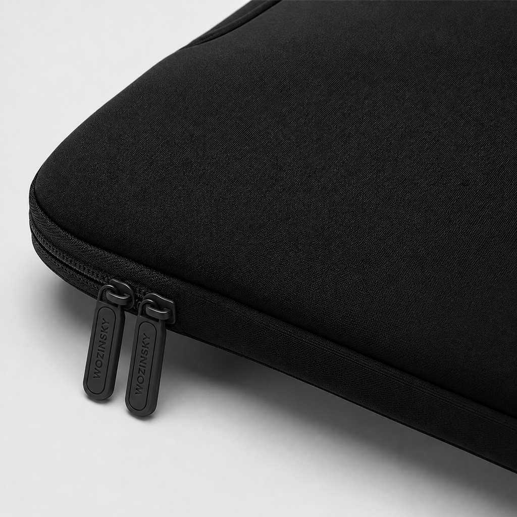 Wozinsky WNT-15B 15,6 colių nešiojamojo kompiuterio krepšys su ištraukiama neopreno rankena - juoda -- Laptop Bags