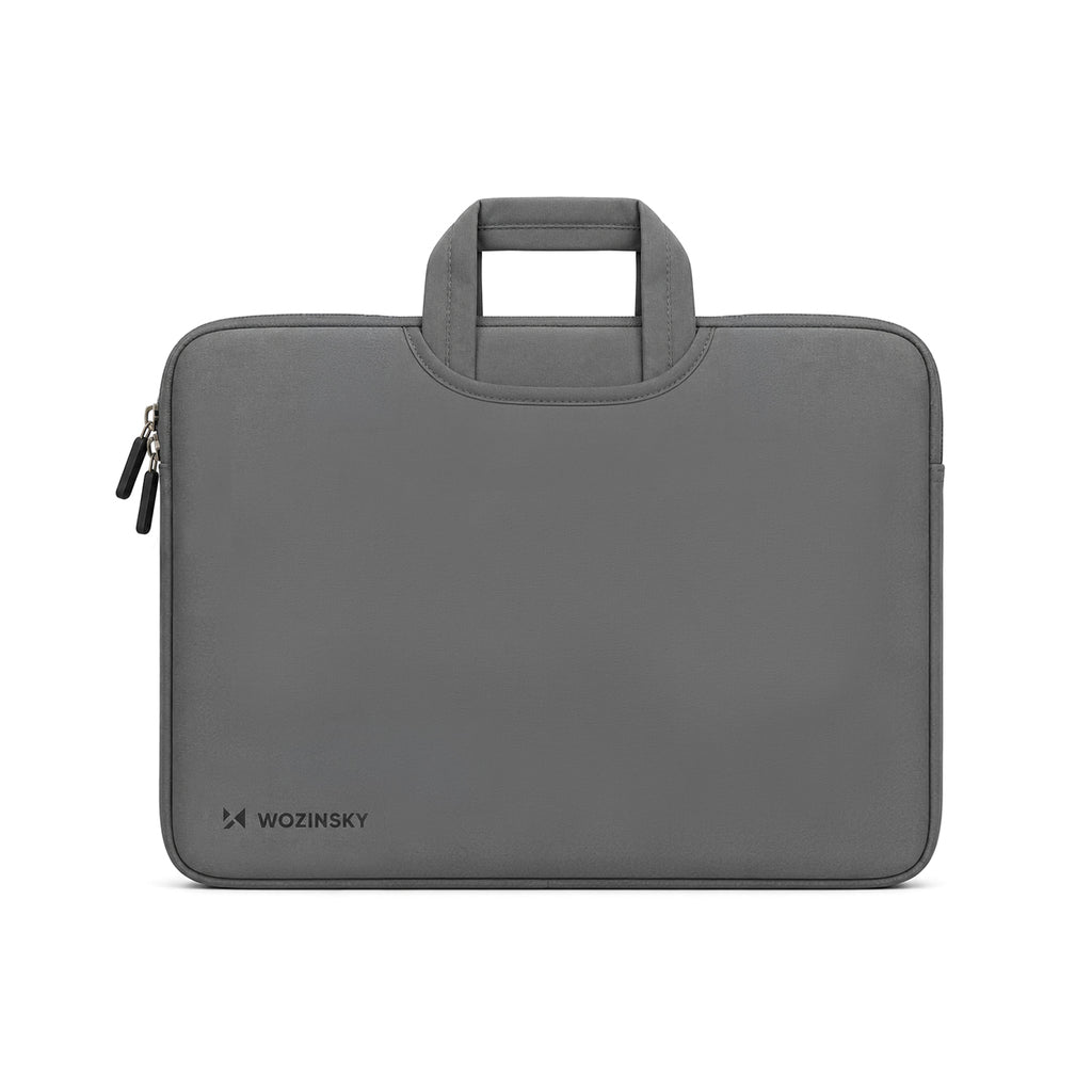 Wozinsky WNT-15G 15,6 colių nešiojamojo kompiuterio krepšys su ištraukiama neopreno rankena - pilka -- Laptop Bags