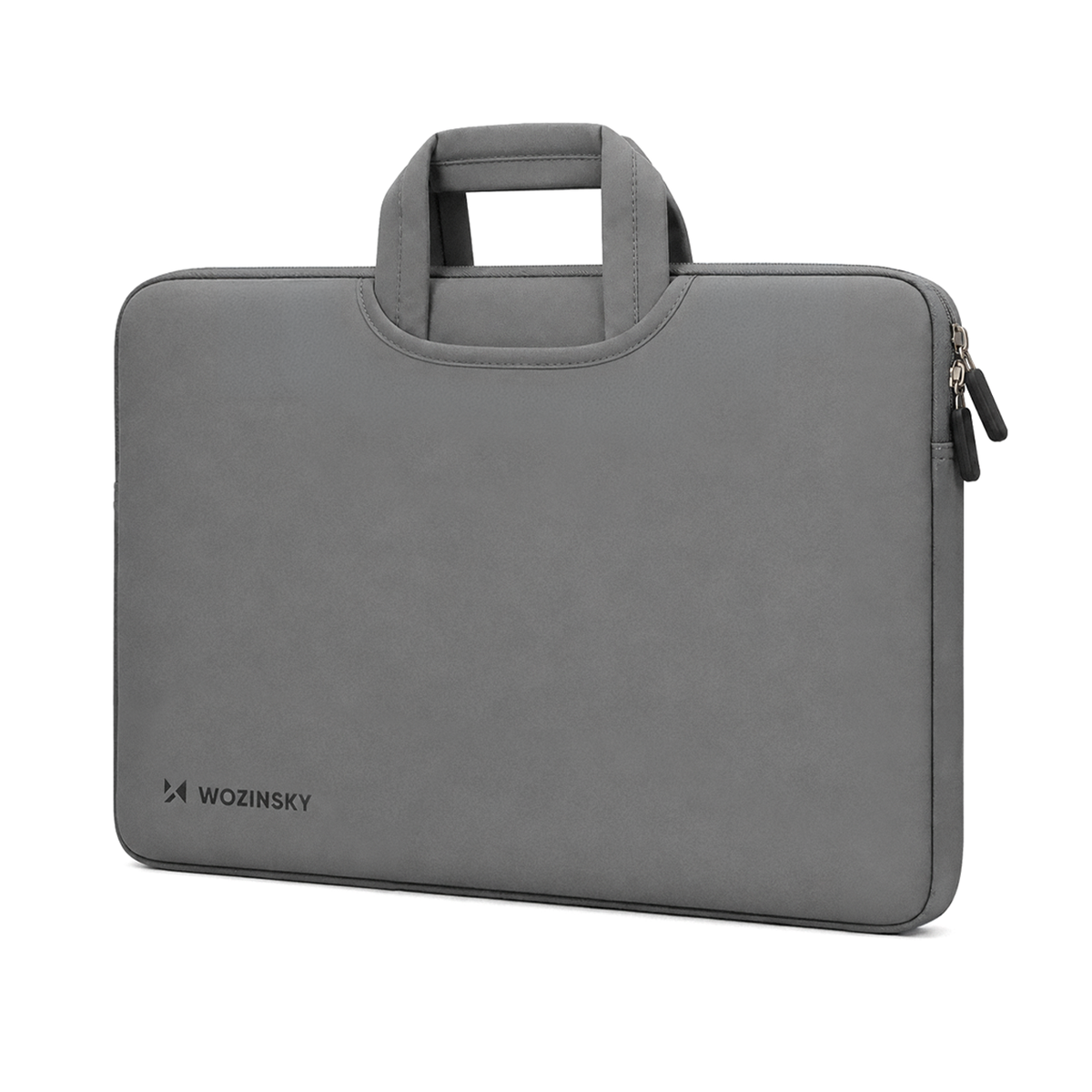 Wozinsky WNT-15G 15,6 colių nešiojamojo kompiuterio krepšys su ištraukiama neopreno rankena - pilka -- Laptop Bags