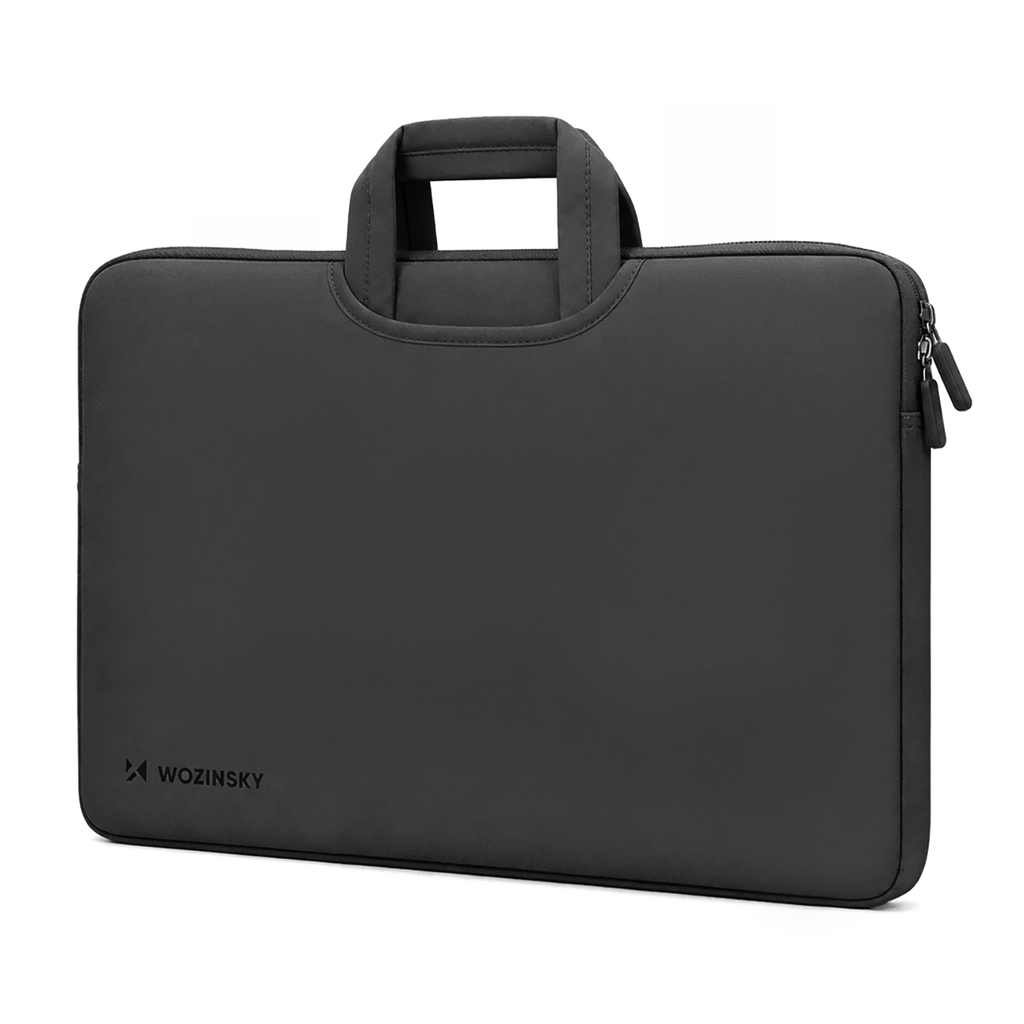 Wozinsky WNT-17B 17,3" nešiojamojo kompiuterio krepšys su sutraukiamu neopreno rankena - Juodas -- Laptop Bags