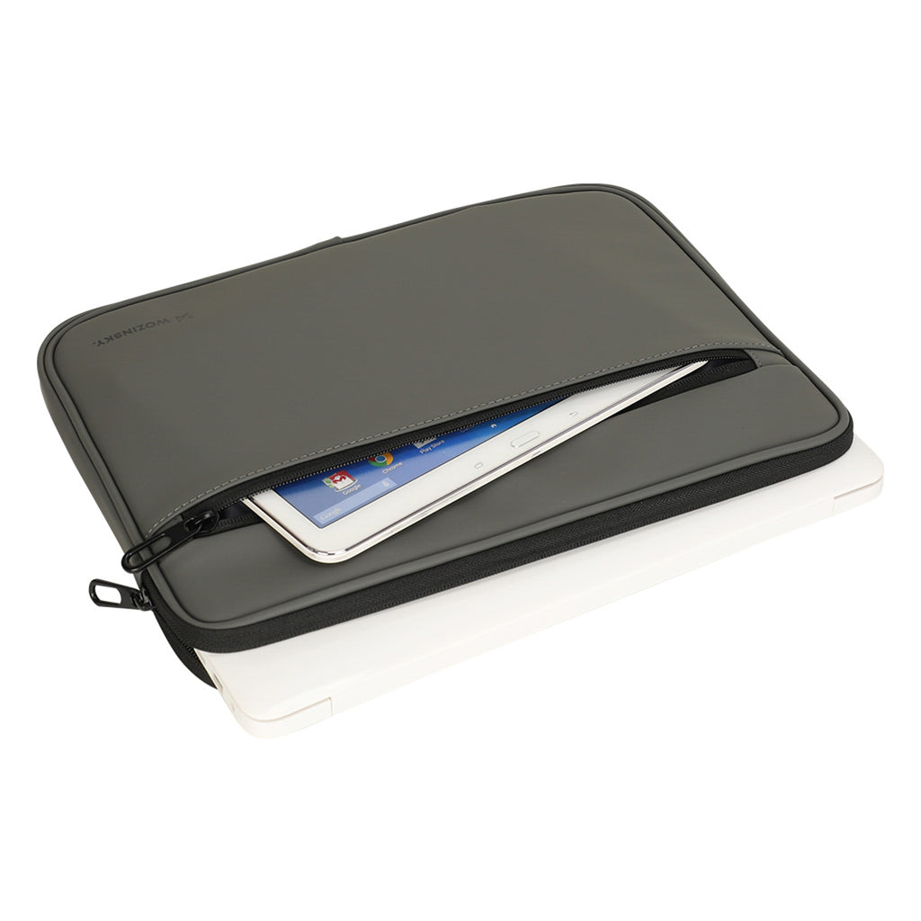 Wozinsky WPL-15 15,6" nešiojamojo kompiuterio krepšys su metaliniais užtrauktukais - pilkas -- Laptop Bags