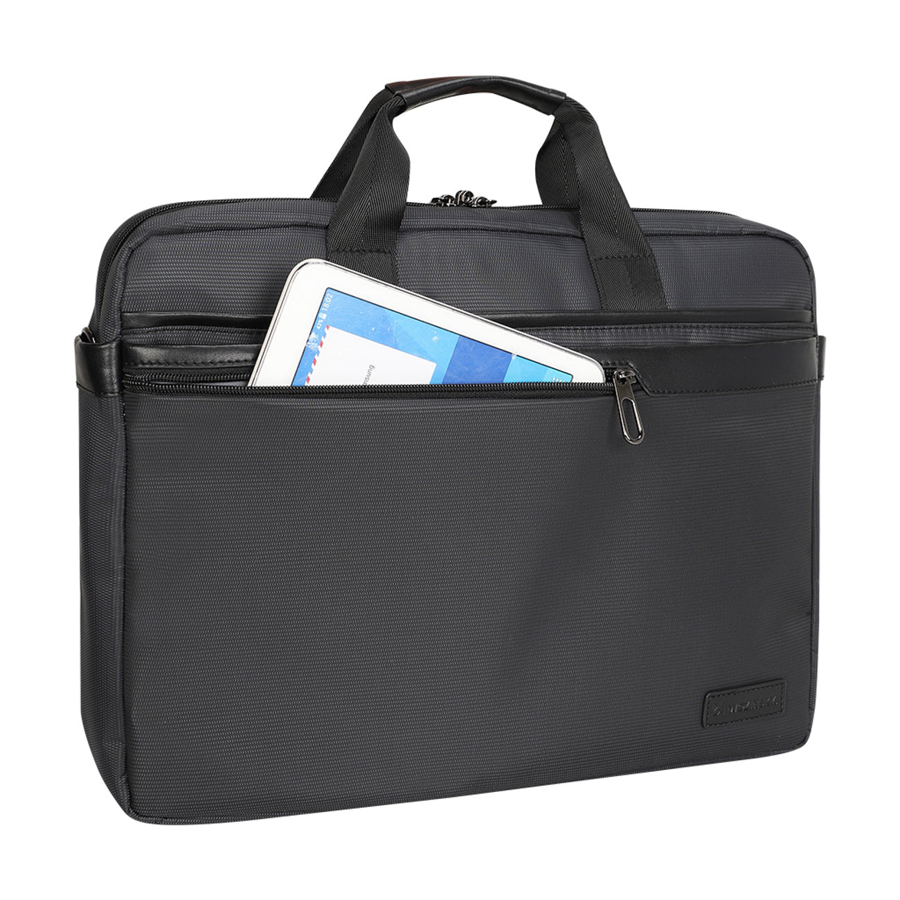 Wozinsky WET-15 15,6" nešiojamojo kompiuterio krepšys su rankena ir reguliuojamu žandu - juodas -- Laptop Bags
