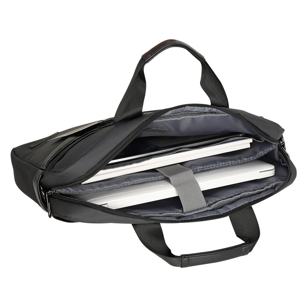 Wozinsky WET-15 15,6" nešiojamojo kompiuterio krepšys su rankena ir reguliuojamu žandu - juodas -- Laptop Bags