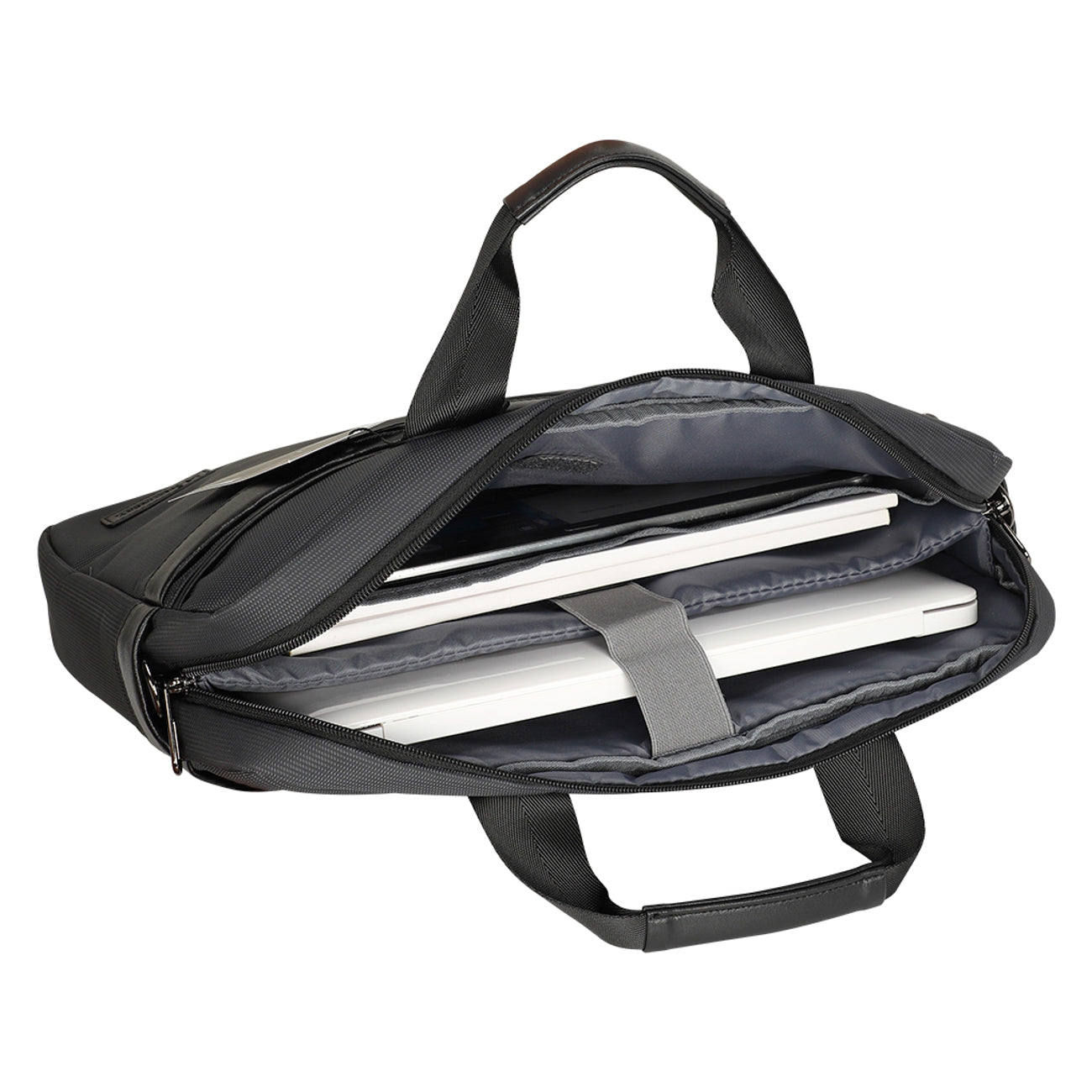 Wozinsky WET-15 15,6" nešiojamojo kompiuterio krepšys su rankena ir reguliuojamu žandu - juodas -- Laptop Bags