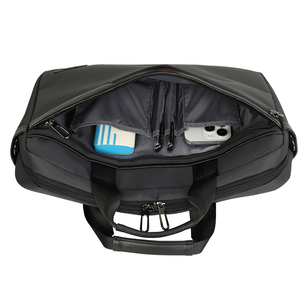 Wozinsky WET-15 15,6" nešiojamojo kompiuterio krepšys su rankena ir reguliuojamu žandu - juodas -- Laptop Bags