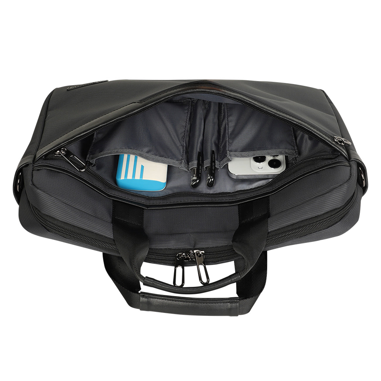 Wozinsky WET-15 15,6" nešiojamojo kompiuterio krepšys su rankena ir reguliuojamu žandu - juodas -- Laptop Bags