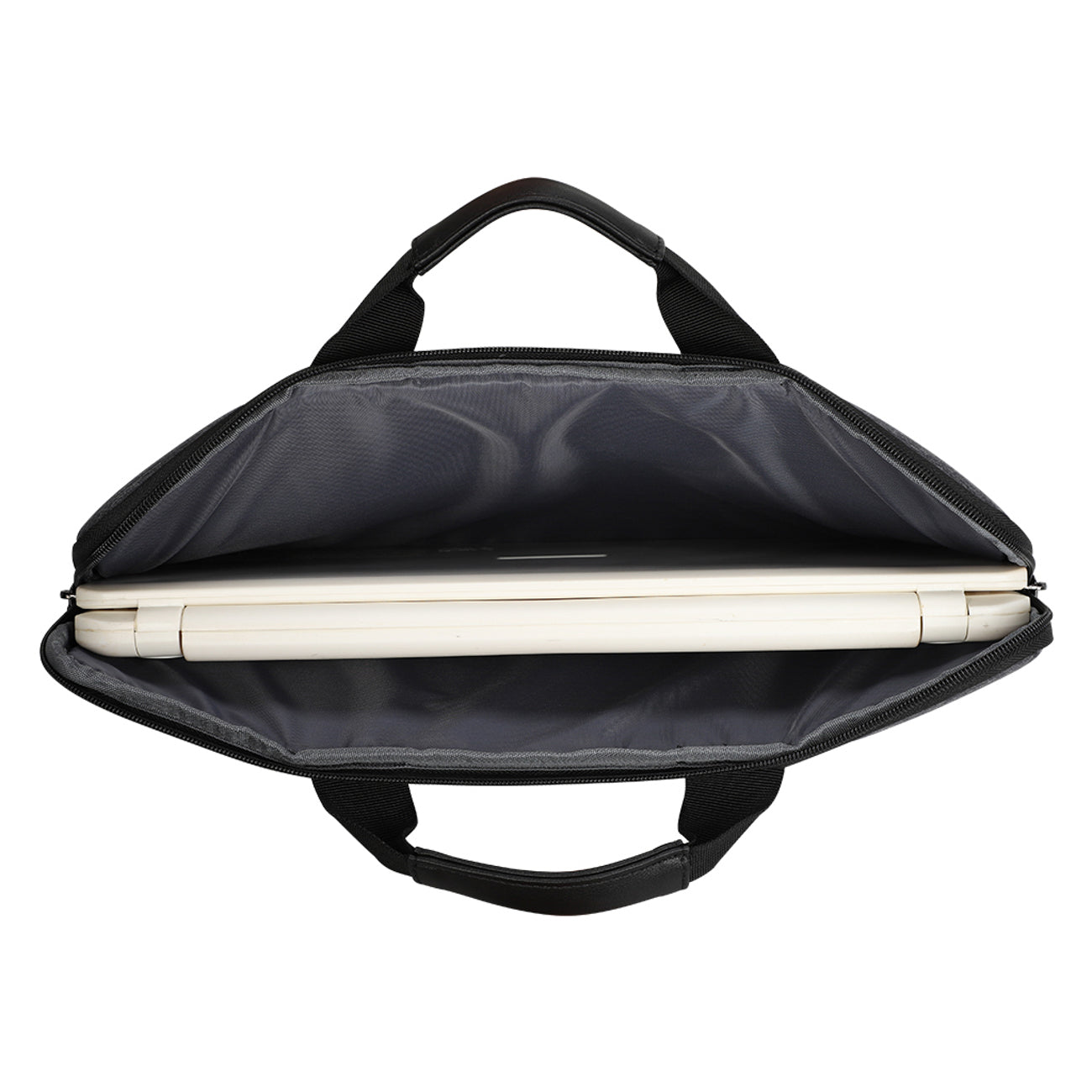 Wozinsky WTL-15 15,6" nešiojamojo kompiuterio krepšys su rankena ir metaline užtrauktuku - pilka -- Laptop Bags