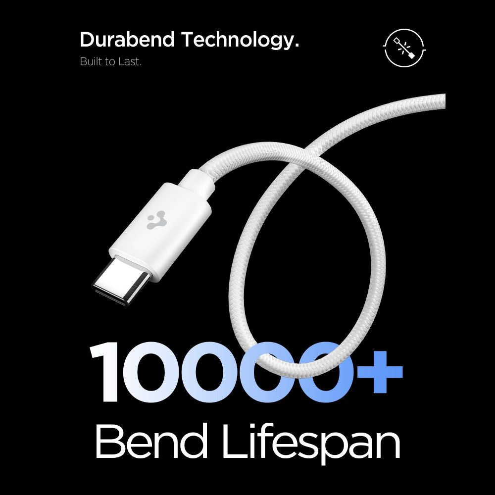 Spigen EE451EU Essential USB-C 45W Wvisi įkroviklis - White