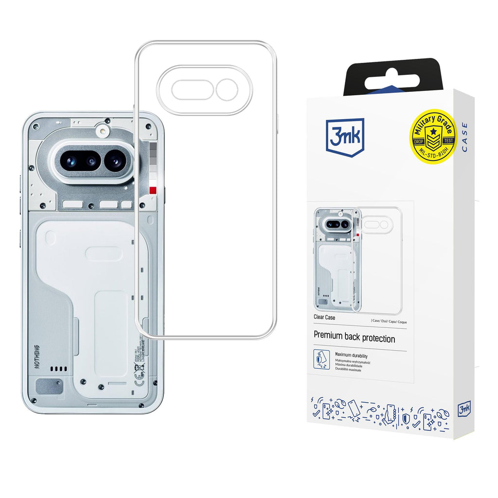 3mk Clear Case, skirtas Nothing Phone (4a) - skaidrus -- Nothing Phone (4a)