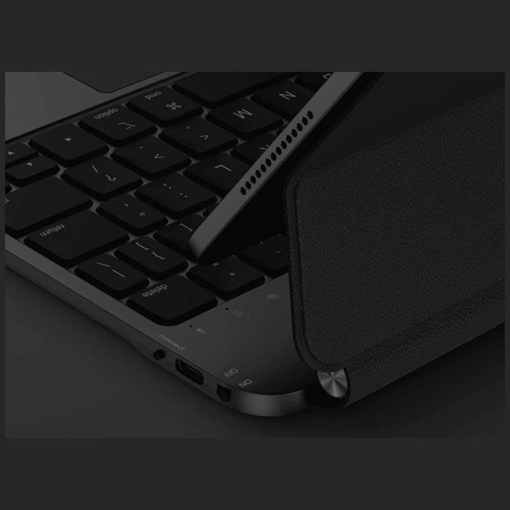 Uniq Venno Pro Magnetic Smart Case su klaviatūra, skirta iPad 11" A16 (2025) / iPad 10.9" (2022) – juoda