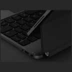 Uniq Venno Pro Magnetic Smart Case su klaviatūra, skirta iPad 11" A16 (2025) / iPad 10.9" (2022) – juoda