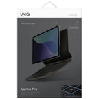 Uniq Venno Pro Magnetic Smart Case su klaviatūra, skirta iPad Pro 11" (2024/2025) – juoda