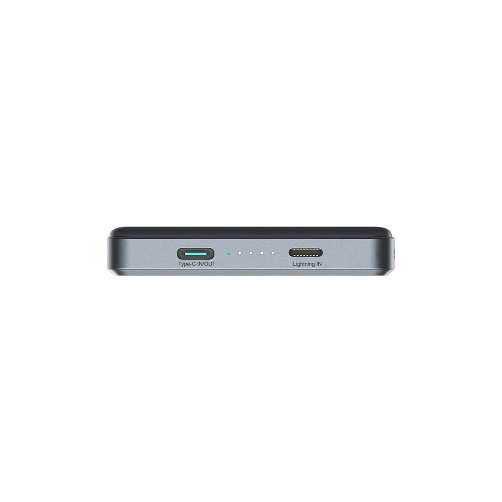 Joyroom JR-PBM08 Pro Powerbank 22.5W 10000mAh su Belaidžiu Krauimu 2x USB-C - Pilka -- Powerbanks