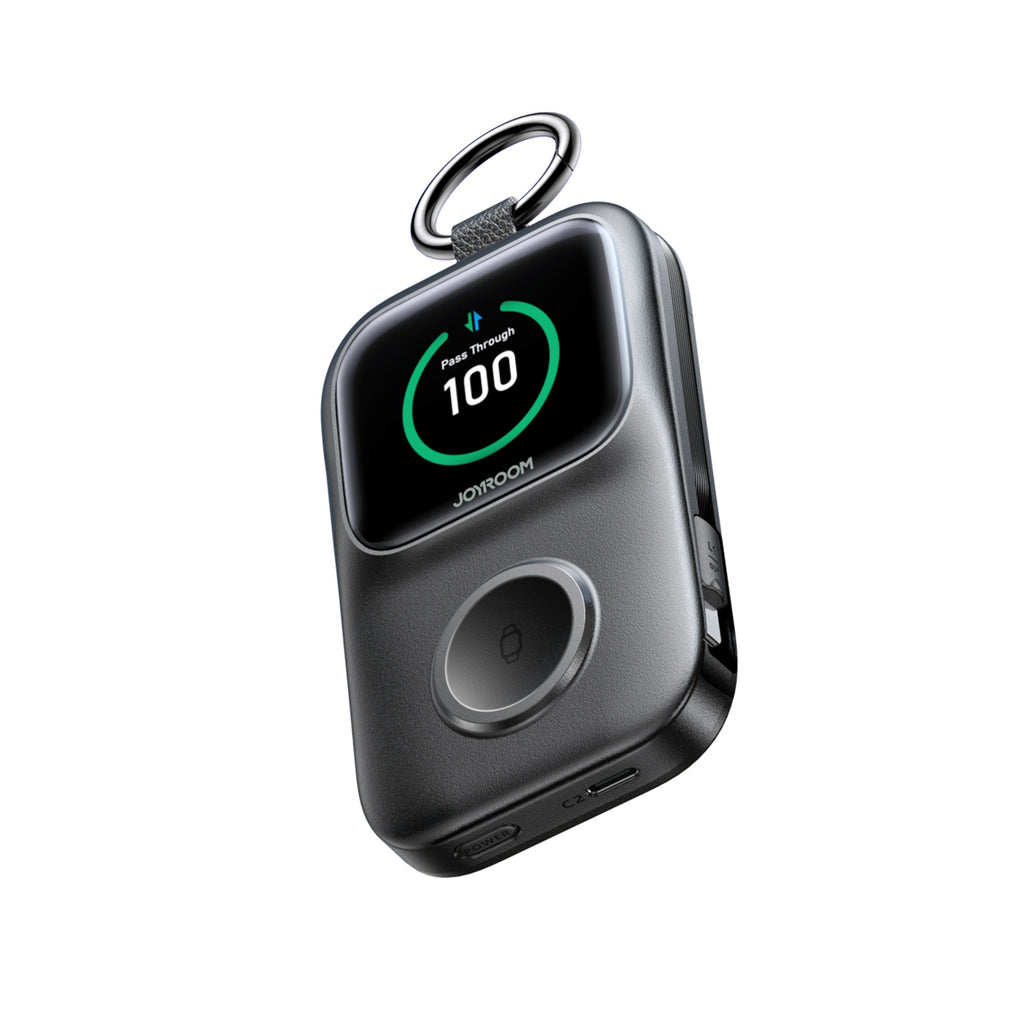 Joyroom JR-W19 5000mAh Powerbank su 5W belaidžiu laikrodžio įkrovimu - juodas -- Powerbanks